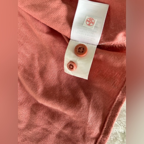 NWT Ocean+Coast | Dusty Pink Button Up | Size Large - Picture 11 of 12
